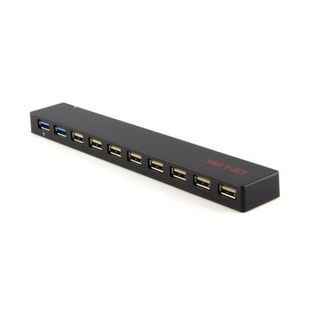 ce link 4139 USB3.0集線器 10口HUB專業(yè)版 黑色家電配件的全能擴展解決方案
