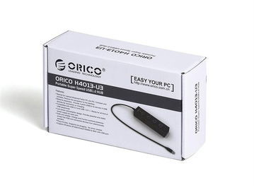 ORICO H4013 U3便攜式USB3.0高速集線器 簡約設(shè)計，高效擴展